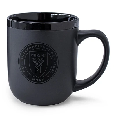 WinCraft Inter Miami CF 17 oz. Tasse noire ton sur ton