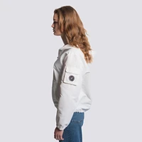 Women's Lusso  White Inter Miami CF Paige Half-Zip Hooded Jacket