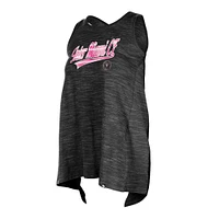 Women's 5th & Ocean by New Era Black Inter Miami CF Athletic Cross Back Tank Top