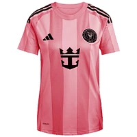 Maillot réplique du joueur adidas Lionel Messi rose clair Inter Miami CF 2025 Euforia pour femme