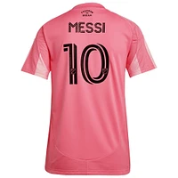 Maillot réplique du joueur adidas Lionel Messi rose clair Inter Miami CF 2025 Euforia pour femme