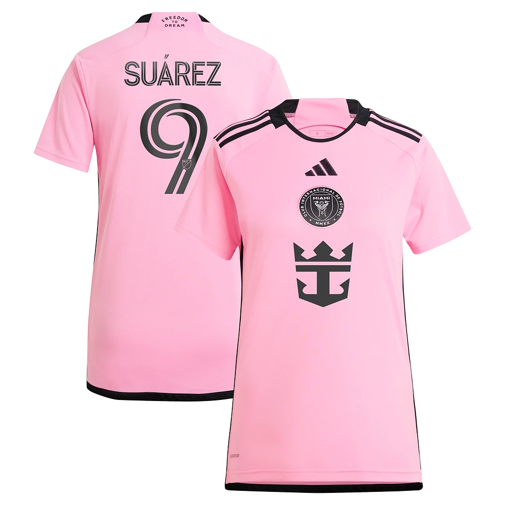 Women's adidas Luis Suárez Pink Inter Miami CF 2024 2getherness Replica Player Jersey