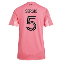 Women's adidas Sergio Busquets Light Pink Inter Miami CF 2025 Euforia Replica Player Jersey