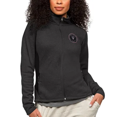 Seattle Mariners Antigua Women's Links Full-Zip Golf Jacket - Black