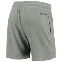 Women's Mitchell & Ness Heathered Gray Inter Miami CF Logo Shorts