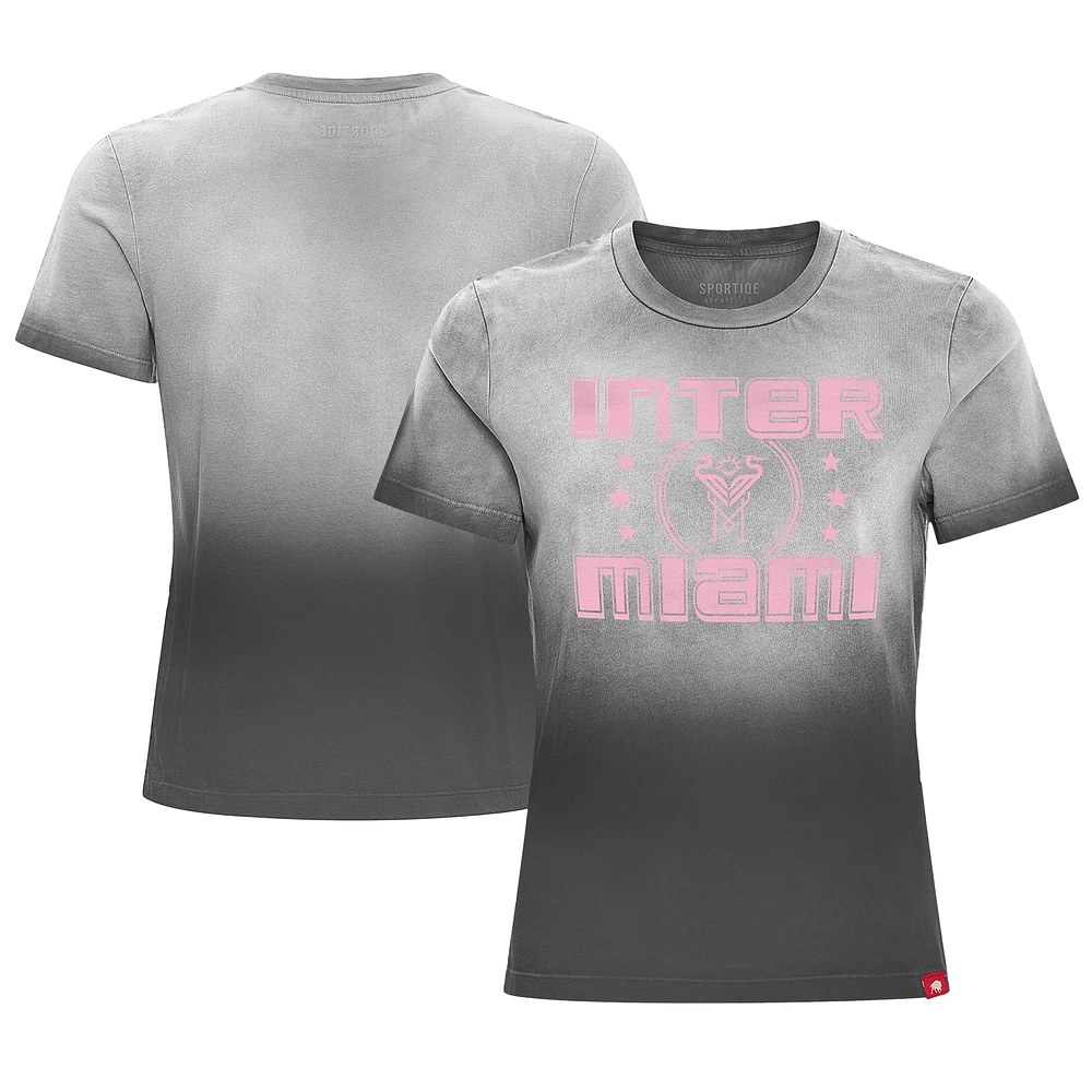 T-shirt Sportiqe Charcoal Inter Miami CF Arcadia pour femme