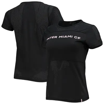 Inter Miami CF The Wild Collective Women's Mesh T-Shirt - Black