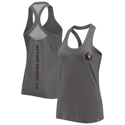 Women's The Wild Collective Gray Inter Miami CF Athleisure Tank Top