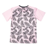 T-shirt rose de l'équipe départ l'Inter Miami CF à domicile pour jeunes sportifs