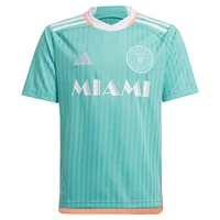 Maillot de joueur adidas Lionel Messi Aqua Inter Miami CF 2024 Archive Replica pour jeune