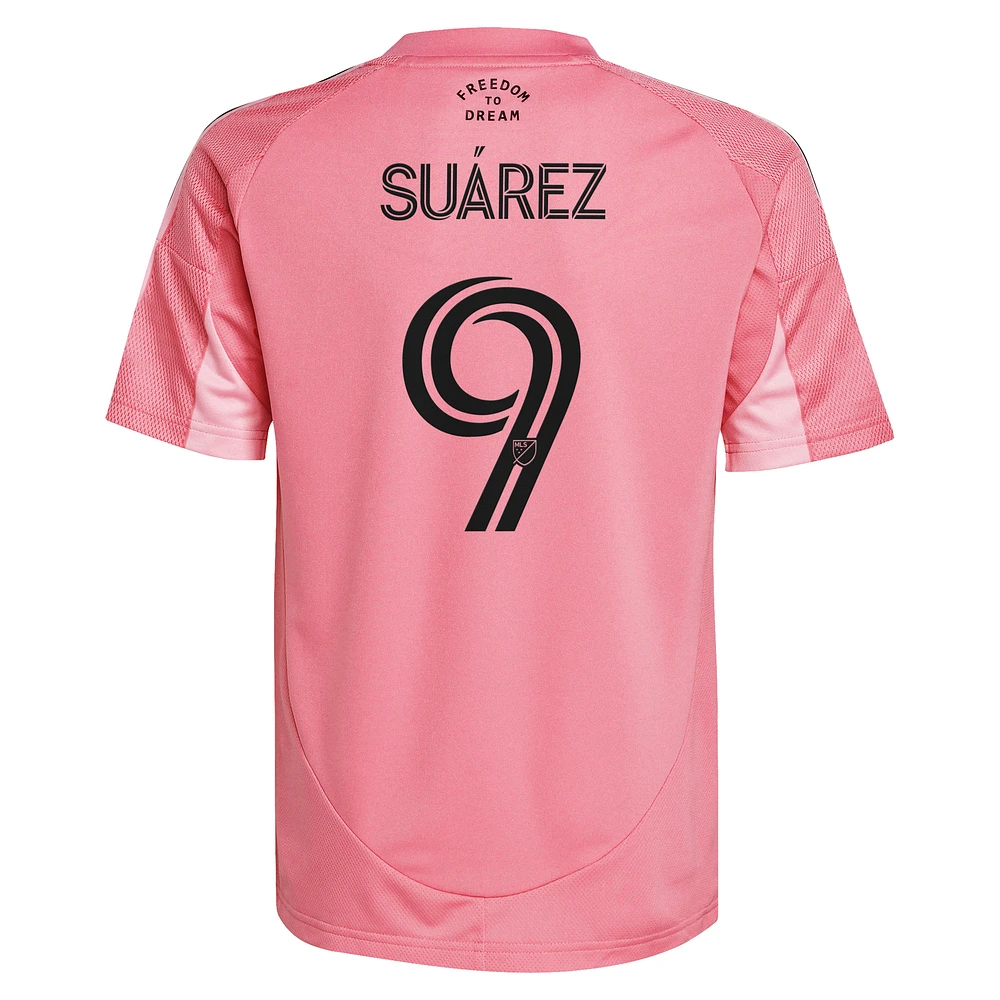 Youth adidas Luis Suárez Light Pink Inter Miami CF 2025 Euforia Replica Player Jersey