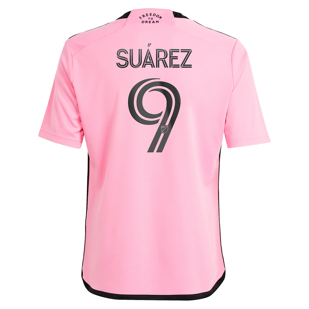 Maillot de joueur adidas Luis Suárez rose Inter Miami CF 2024 2getherness Replica pour jeune