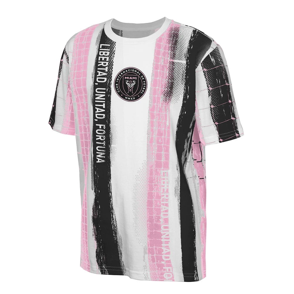 Youth White Inter Miami CF High Stepping T-Shirt