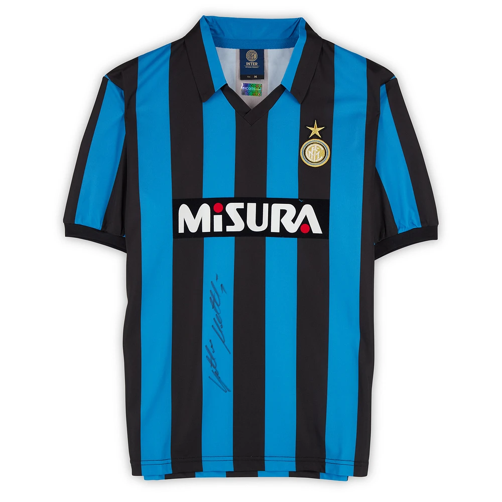 Lothar Matthäus Inter Milan Autographed 1990 Home Jersey - Front Signed