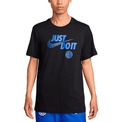 T-shirt Nike noir Just Do It Inter Milan pour homme