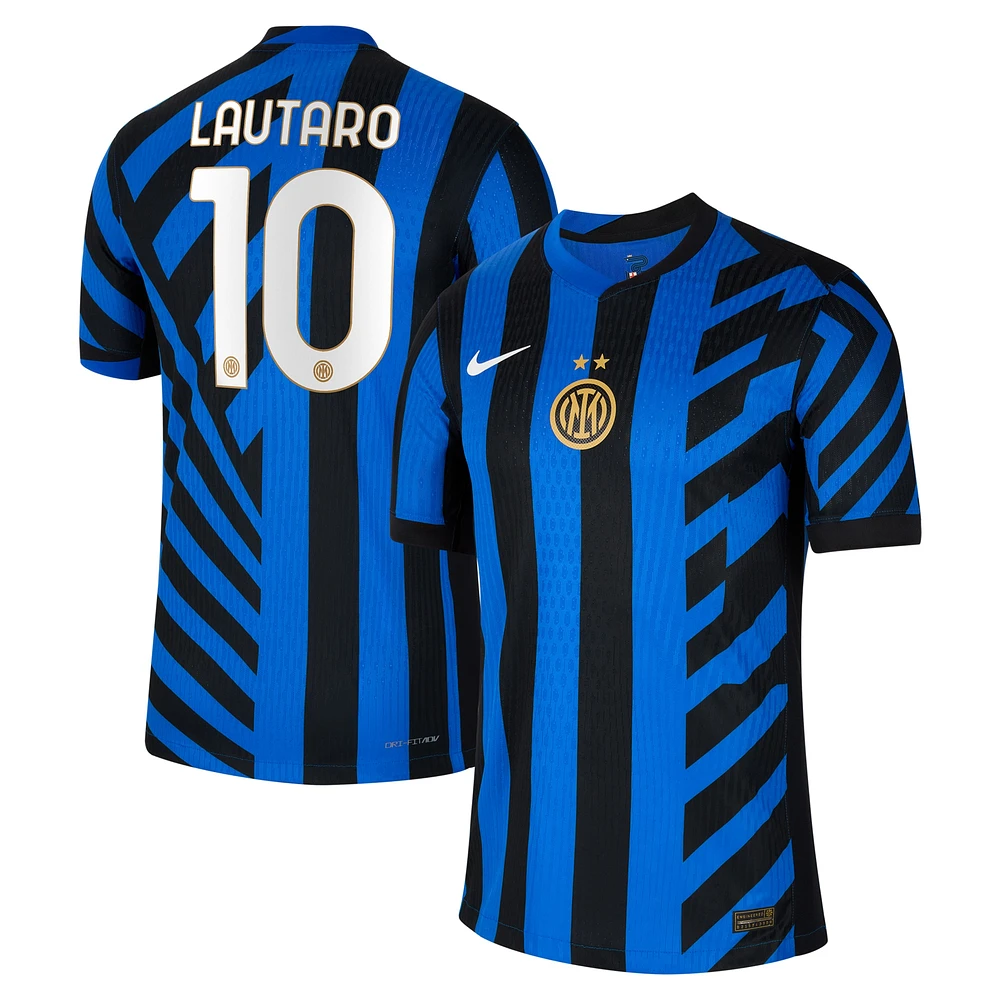 Men's Nike Lautaro Martinez Blue Inter Milan 2024/25 Home Authentic Jersey