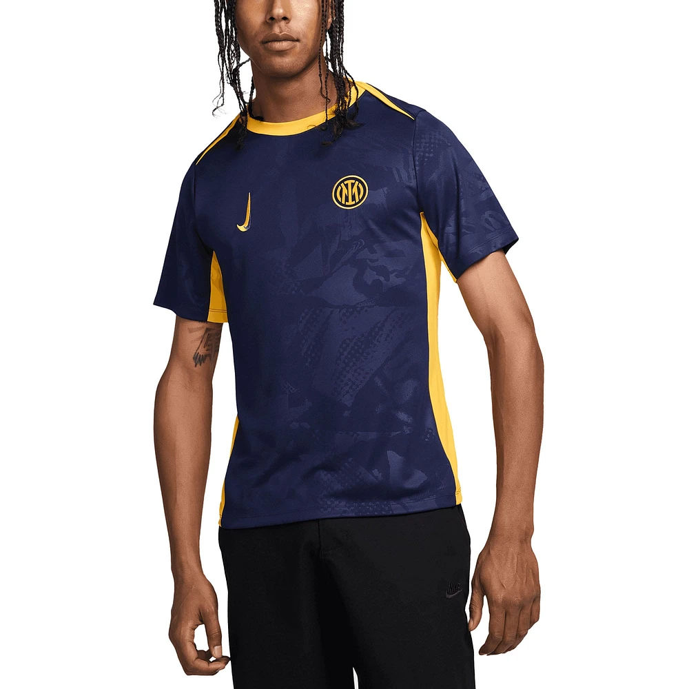 Men's Nike Navy Inter Milan 2024/25 Third Academy Pro Pre-Match Top