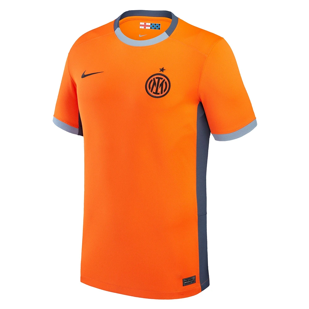 Maillot Nike Orange Inter Milan 2023/24 Third Stadium Replica pour homme