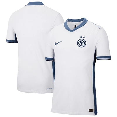 Maillot extérieur authentique Nike Inter Milan 2024/25 blanc pour homme