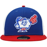 Men's New Era Blue Iowa Cubs Theme Night 59FIFTY Fitted Hat
