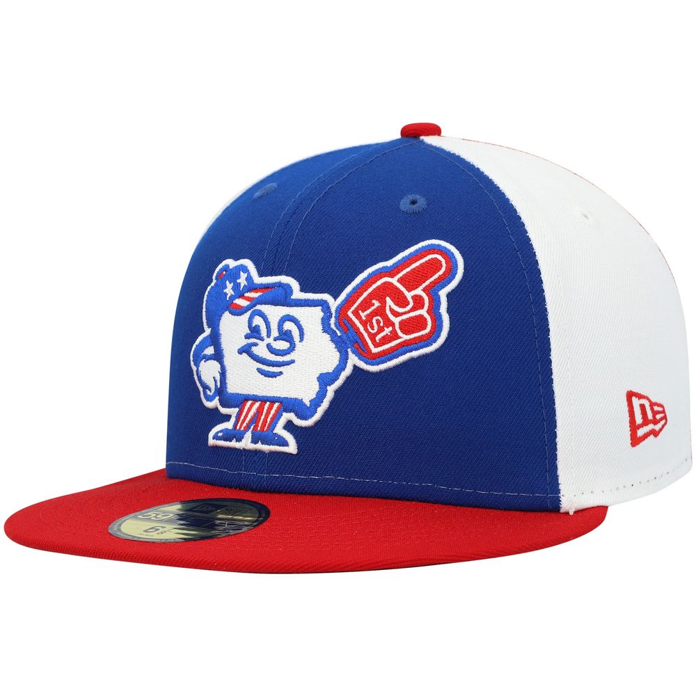 Men's New Era Blue Iowa Cubs Theme Night 59FIFTY Fitted Hat