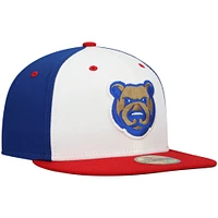 Casquette ajustée New Era Iowa Cubs Authentic Collection Team Alternate 59FIFTY blanche pour homme