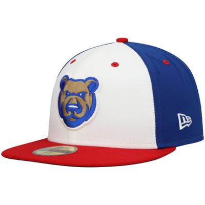 Men's New Era White Iowa Cubs Authentic Collection Team Alternate 59FIFTY Fitted Hat