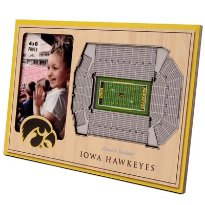 Iowa Hawkeyes 3D StadiumViews Picture Frame - Brown