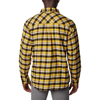 Columbia  Gold Iowa Hawkeyes Flare Gun Flannel Long Sleeve Shirt