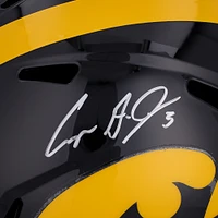 Cooper DeJean Iowa Hawkeyes Autographed Riddell Speed Replica Helmet 