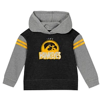 Girls Juvenile Black Iowa Hawkeyes Preschool Clubhouse Pullover Hoodie & Legging Set