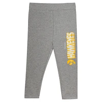 Girls Preschool Black Iowa Hawkeyes Clubhouse Pullover Hoodie & Legging Set