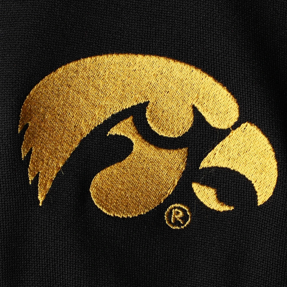 Ensemble de 2 pièces Cheer Iowa Hawkeyes noir pour toute-petite fille