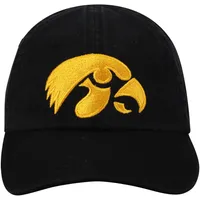 Infant Top of the World Black Iowa Hawkeyes Mini Me Adjustable Hat