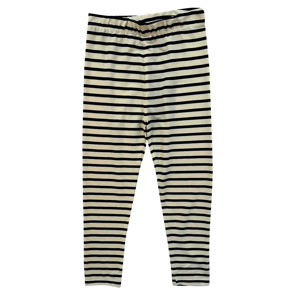 Ensemble haut à manches longues et leggings rayés pour bébé Wes & Willy Iowa Hawkeyes