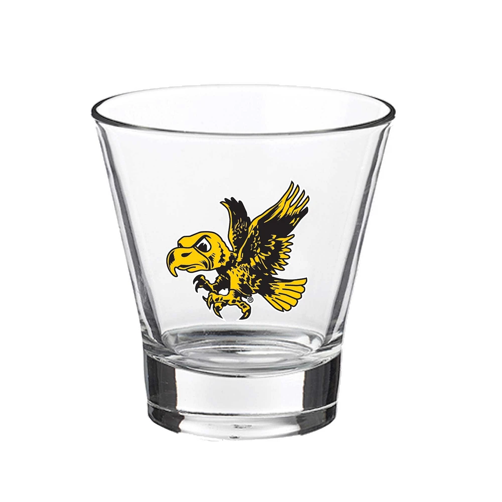 Iowa Hawkeyes 12oz. Slant Vault Rock Glass