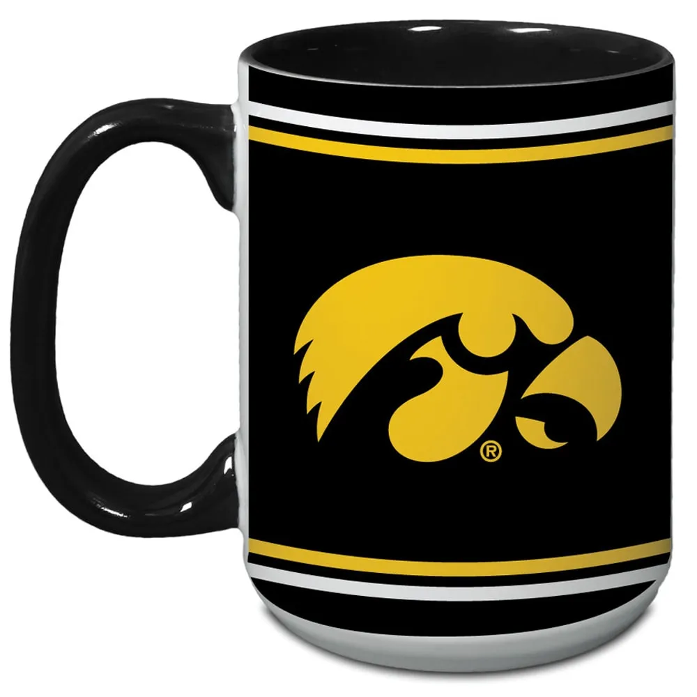 Iowa Hawkeyes 15 oz. Tasse d'anciens élèves de Java