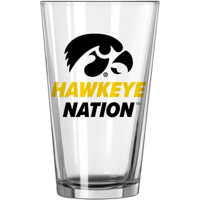 Iowa Hawkeyes 16oz. Team Slogan Pint Glass