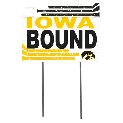 Iowa Hawkeyes 18'' x 24'' Bound Yard Sign