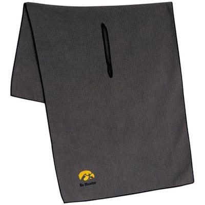 Iowa Hawkeyes 19" x 41" Gray Microfiber Towel