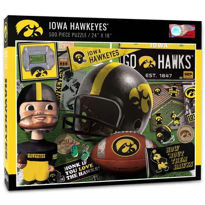 Iowa Hawkeyes 500-Piece Retro Series Puzzle