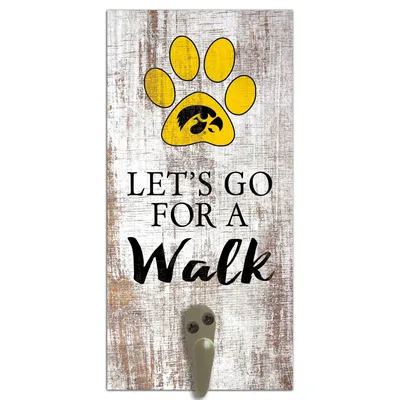 Iowa Hawkeyes 6'' x 12'' Leash Holder Sign