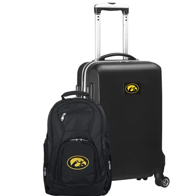 Iowa Hawkeyes Deluxe 2-Piece Backpack and Carry-On Set