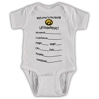 Iowa Hawkeyes Newborn Welcome to the World Creeper - White