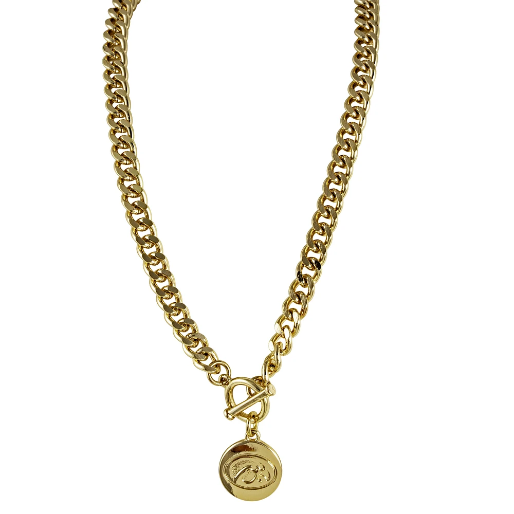 Iowa Hawkeyes Ramsey Gold Necklace