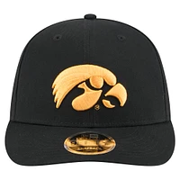Men's New Era Black Iowa Hawkeyes Low Profile 9FIFTY Snapback Hat