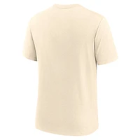 Men's Nike  Natural Iowa Hawkeyes Legacy Campus Bold Tri-Blend T-Shirt