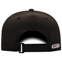 Casquette ajustable noire Iowa Hawkeyes Victory Trainer Top of the World pour homme