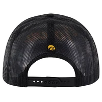 Men's '47 Black Iowa Hawkeyes Garner Trucker Adjustable Hat