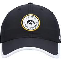 Casquette réglable Iowa Hawkeyes Microburst Clean Up '47 noire pour homme